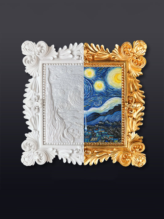 Relief Van Gogh's Starry Night DIY 3D Oil Painting Kit - AMIN Clothing 