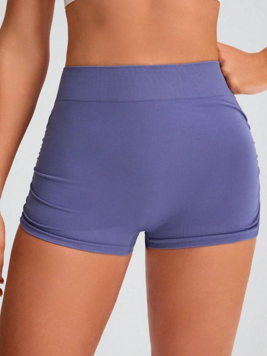 Elastic Waist Active Shorts - AMIN Clothing 