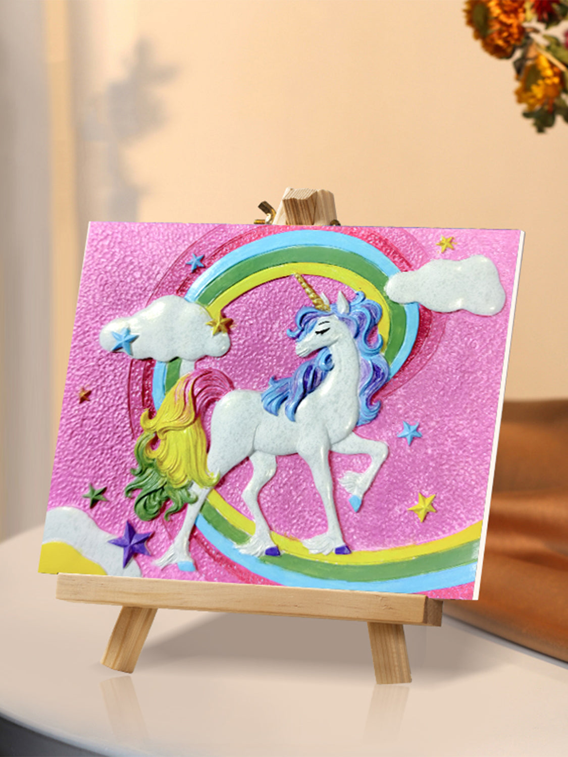 Relief Unicorn DIY 3D Oil Painting Kit - AMIN Clothing 