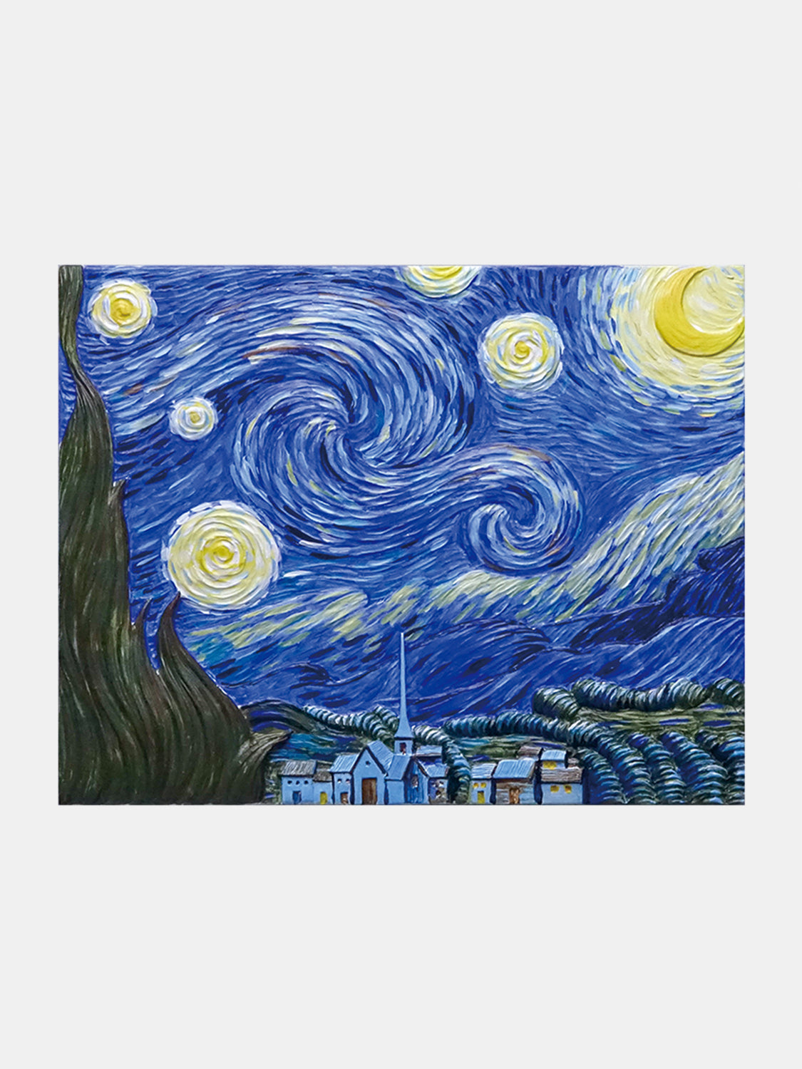 Relief Van Gogh's Starry Night DIY 3D Oil Painting Kit - AMIN Clothing 