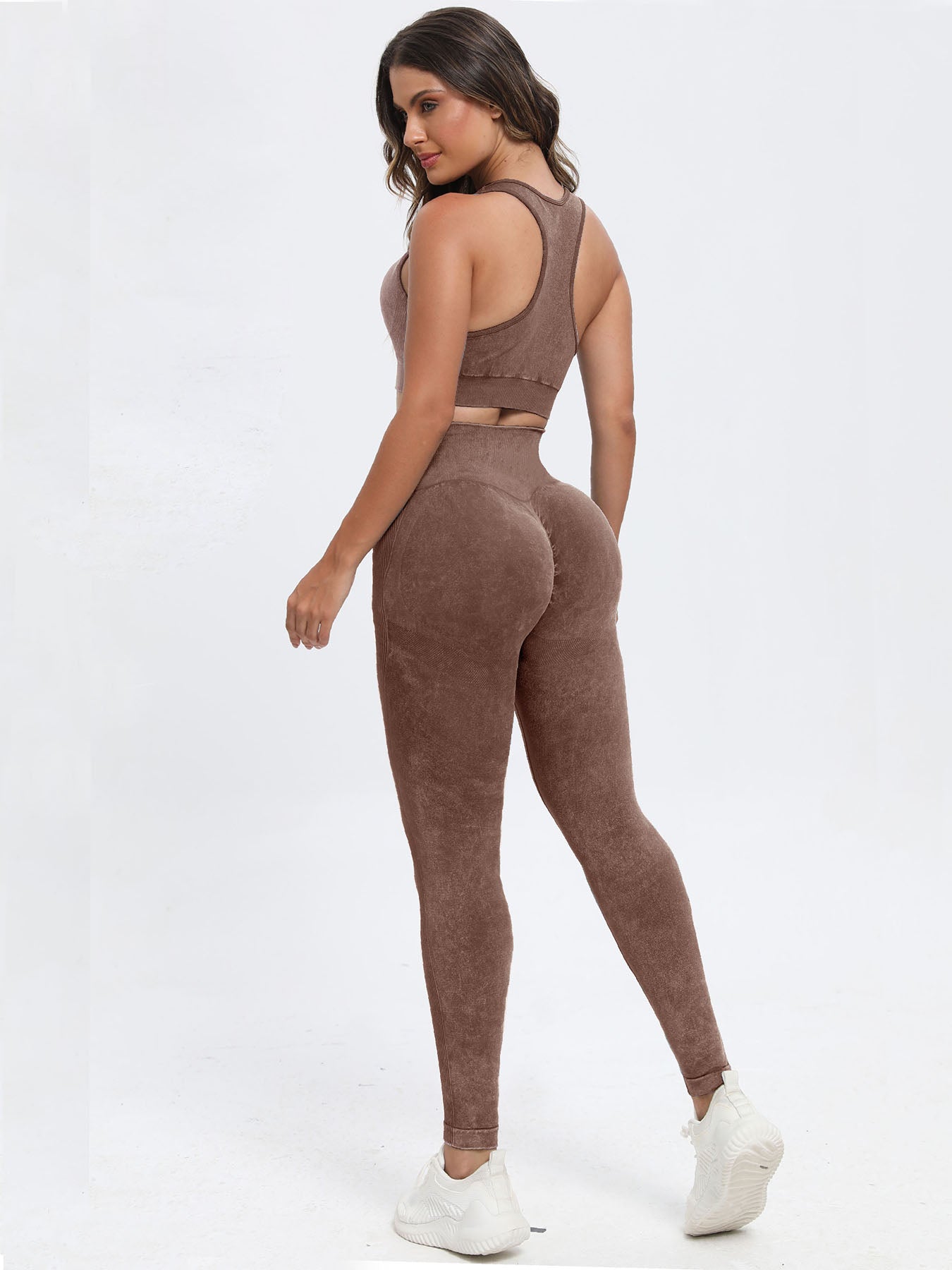 Scoop Neck Wide Strap Top and Pants Active Set - AMIN Clothing 