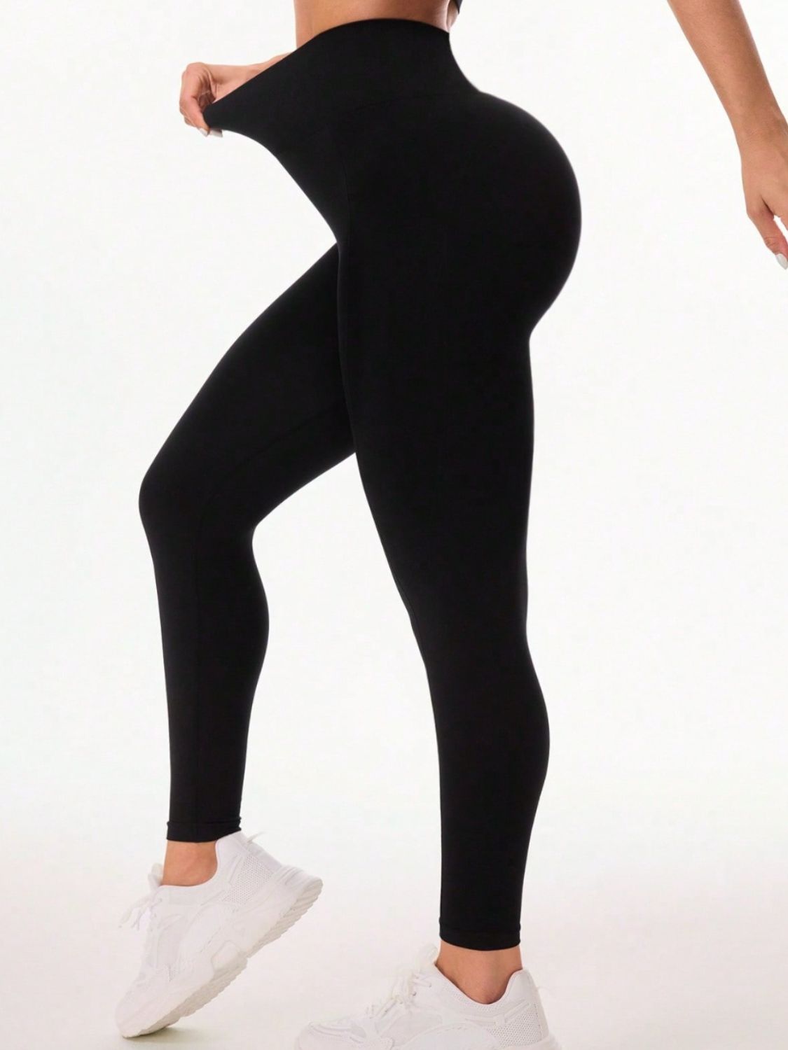 Pocketed High Waist Active Leggings - AMIN Clothing 