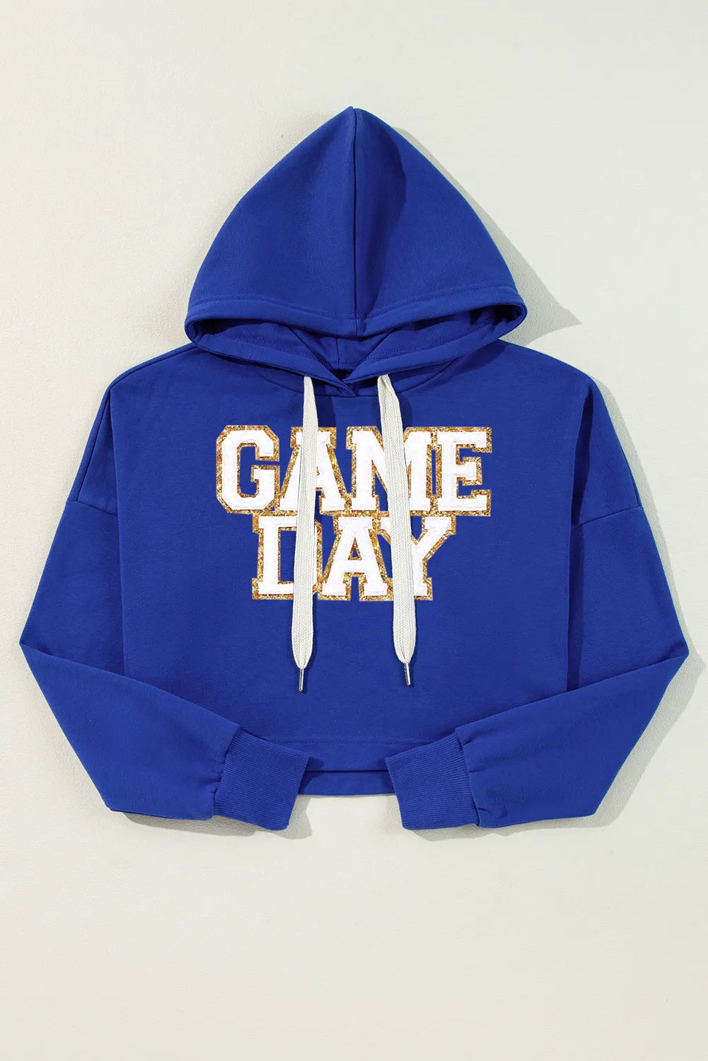 GAME DAY Drawstring Long Sleeve Hoodie - AMIN Clothing 