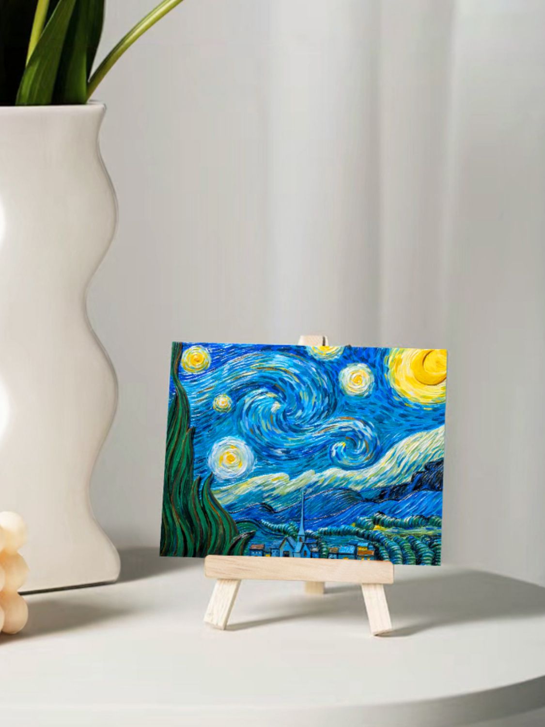 Relief Van Gogh's Starry Night DIY 3D Oil Painting Kit - AMIN Clothing 