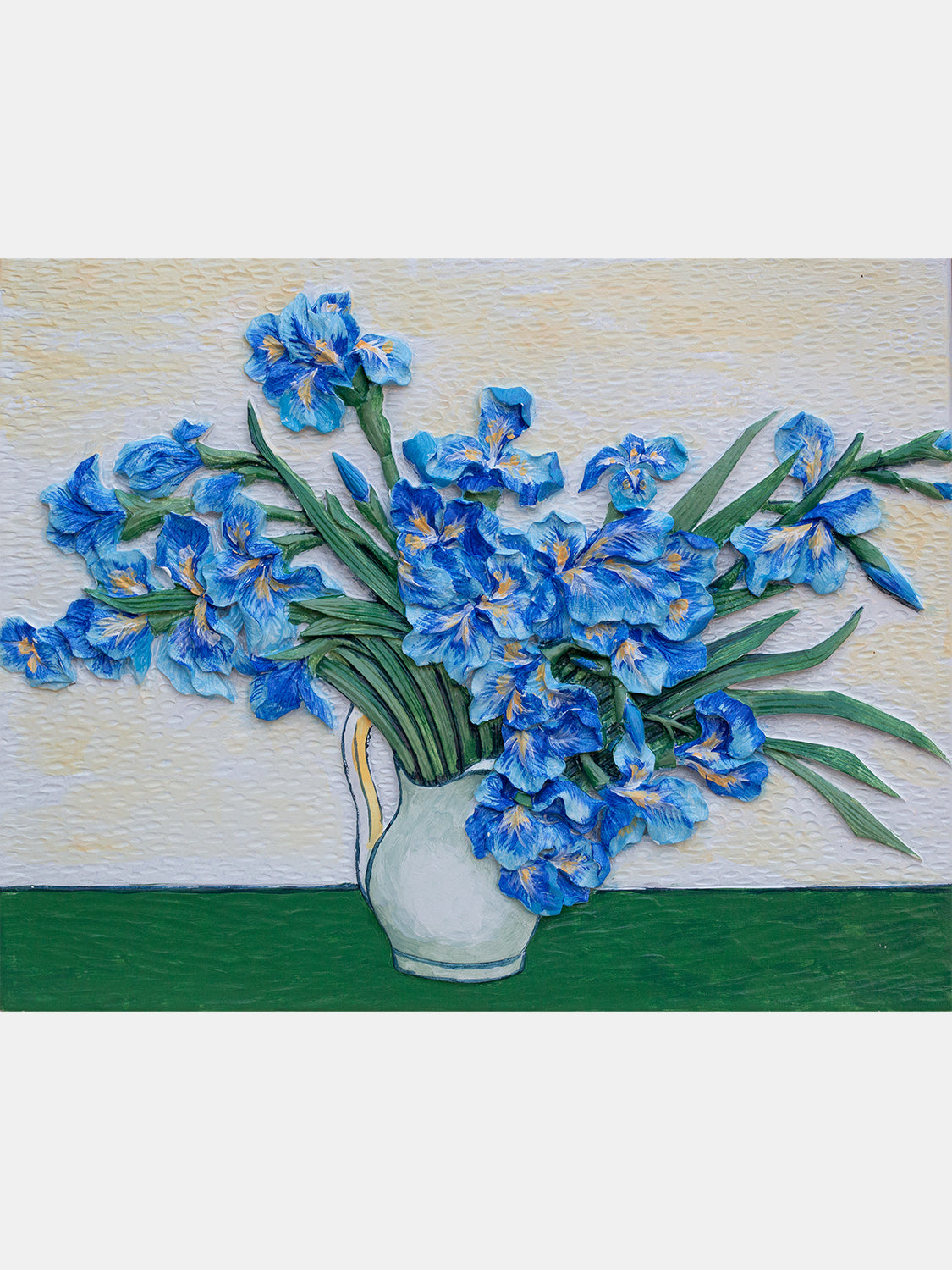 Relief Van Gogh's Irises DIY 3D Oil Painting Kit - AMIN Clothing 