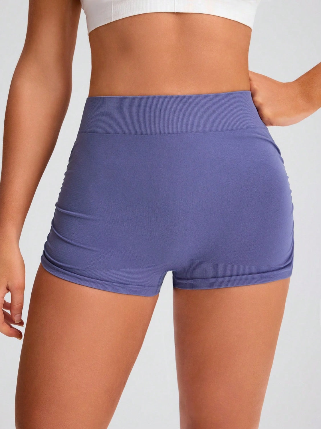 Elastic Waist Active Shorts - AMIN Clothing 