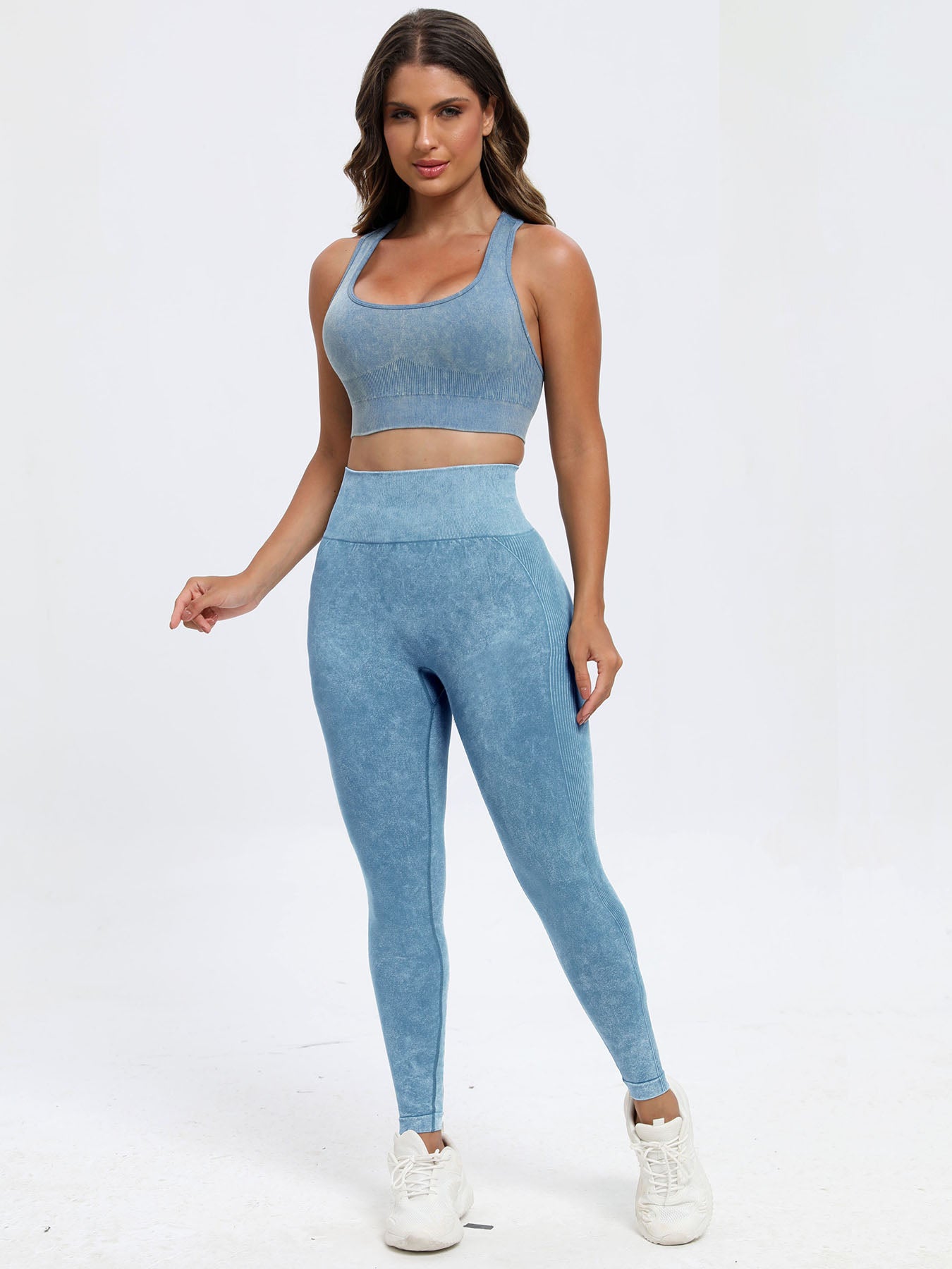 Scoop Neck Wide Strap Top and Pants Active Set - AMIN Clothing 