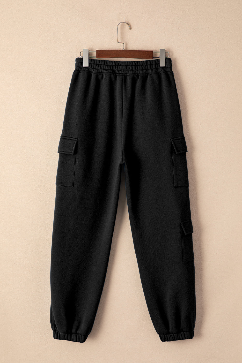 Pocketed Elastic Waist Active Joggers - AMIN Clothing 