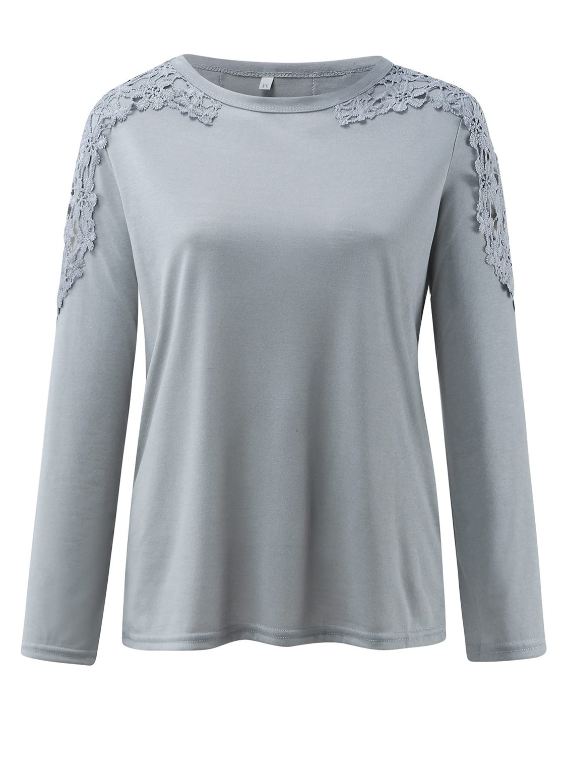 Full Size Cutout Round Neck Long Sleeve T-Shirt - AMIN Clothing 