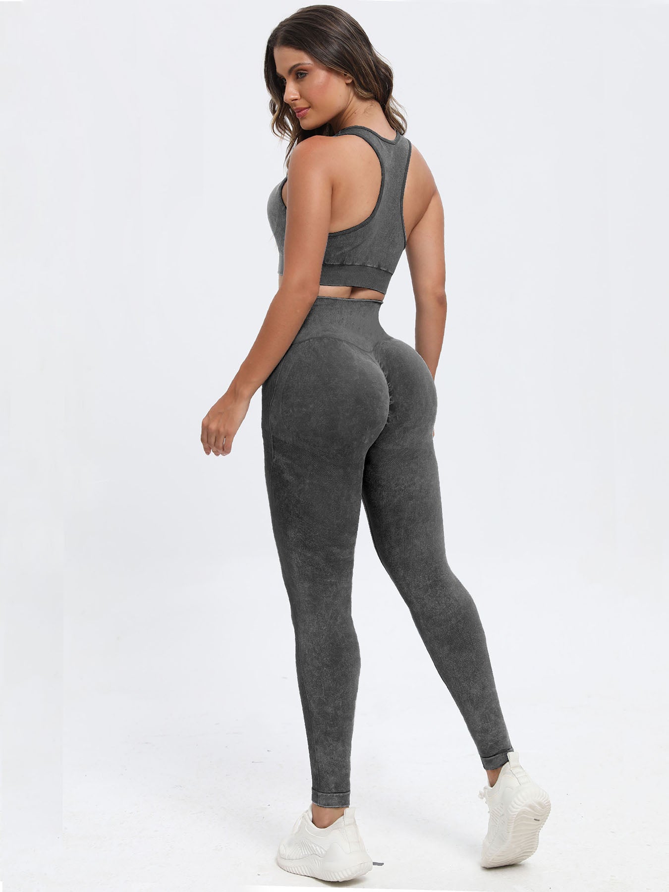 Scoop Neck Wide Strap Top and Pants Active Set - AMIN Clothing 